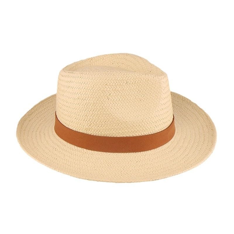 Chapeau de paille Panama de qualité supérieure pour homme et femme