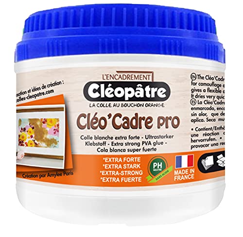 CLEOPATRE - LCC2SF-500 Colle encadrement CLEO'CADRE PRO 500 gr, blanche