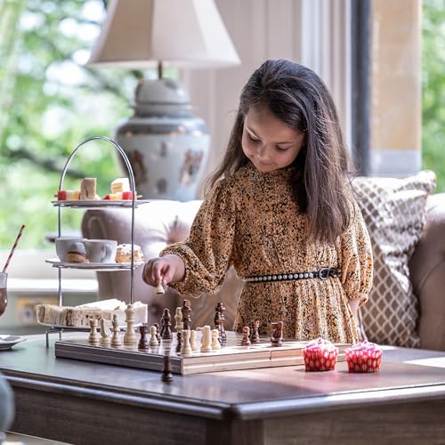 Jaques of London Large Chess Sets | 15" Chess Board | Premium Wooden Set For Adults Luxury | Chess Set For Adults with Staunton Chess Pieces | Since 1795… - Image 6