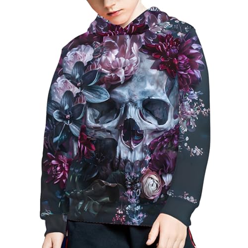 Image of GLUDEAR Teen Boys Girls Novelty Animal Galaxy Hoodies Sweatshirts Pullover