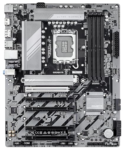Image of GIGABYTE B860 DS3H Motherboard - Supports Intel Core Ultra CPUs, 8+1+2+2 Phases VRM, up to 9066MHz DDR5, 1xPCIe 5.0 + 1xPCIe 4.0 M.2, 2.5 GbE LAN, USB 3.2 Gen 2x2
