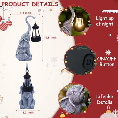 image for Goodeco Elephant Statue for Garden Decor with Gift Appeal - Ideal Gift