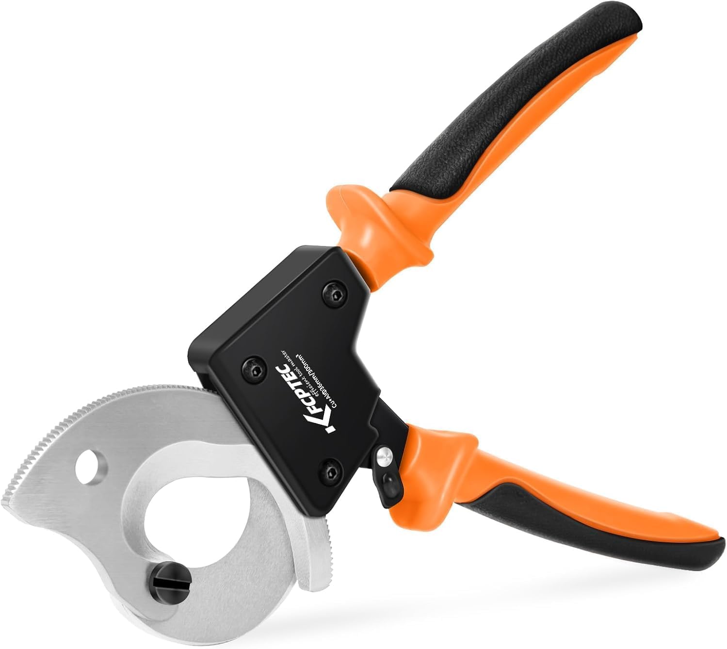 KF CPTEC Cable Cutters - Ratchet Wire Cutter for Aluminum, Copper, and Multi-core Cables up to 300mm²(AWG 600MCM), Heavy Duty Ergonomic Design