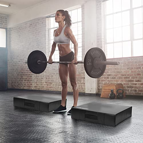 Philosophy Gym Weightlifting Crash Drop Pads 24" x 30" x 6" Thick - Set of 2 Silencer Drop Pads