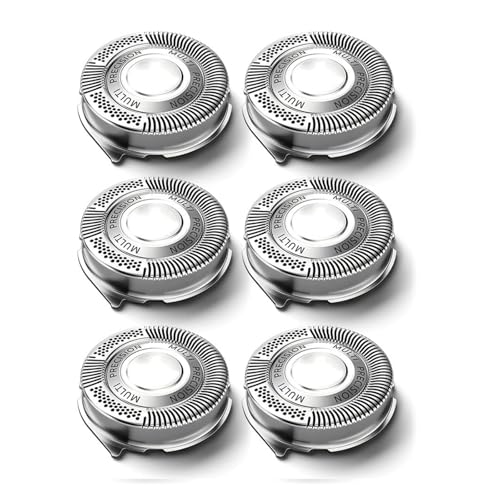 Compatible for Philips SH50/52 shaver replacement heads, replacement blades(6pcs kit)