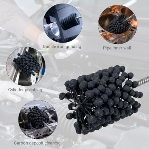 Image of Cylinder Hone, 240 Grit Silicon Carbide, 2 3 /4 inch (69.9mm) Diameter Ball Hone