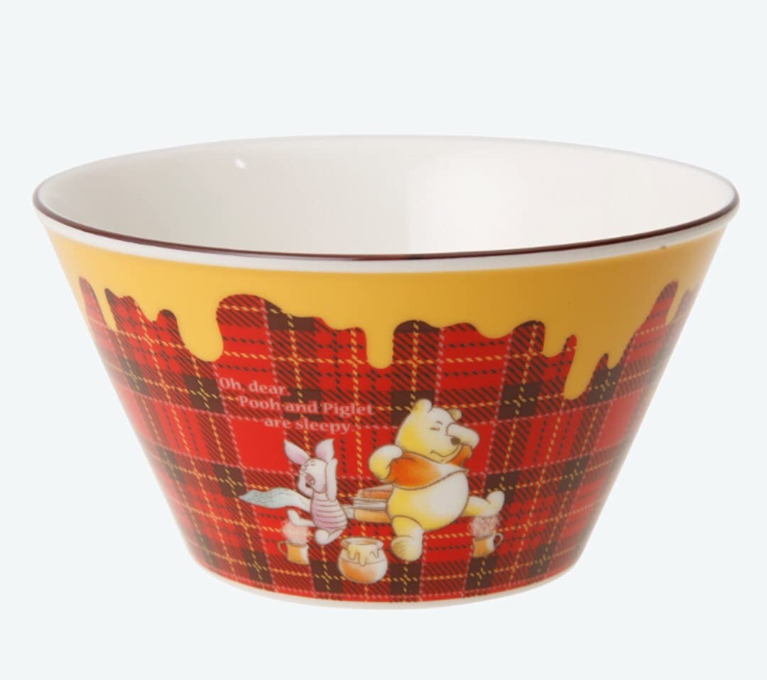 Amazon.co.jp: くまのプーさん ボウル はちみつ×チェック柄 食器 お皿