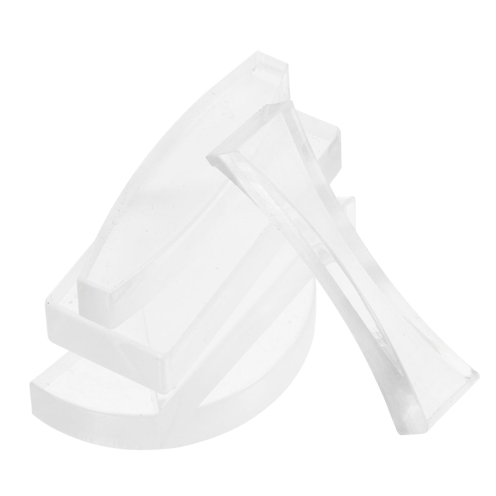 OUNONA Acrylic Optical Lenses Set 5 Pieces Concave Convex for Science Education