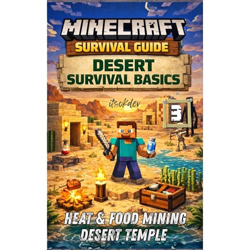 Minecraft Survival Guide Desert Survival Basics Audiolibro Por Its Ok Dev arte de portada