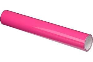Pink Glossy Vinyl - 12" x 10ft Roll for Craft Cutters