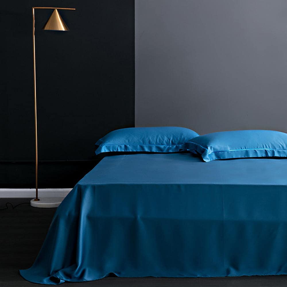 LONGSAO Maulbeerseide Bettlaken 240x270cm - Echte Seide Für Erlesenen Schlafkomfort