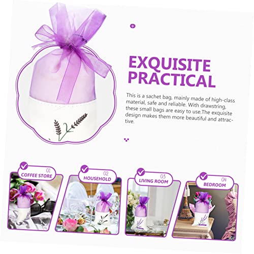 minkissy 20pcs Sachet Storage Bags Empty Mesh Bags miniatura 2