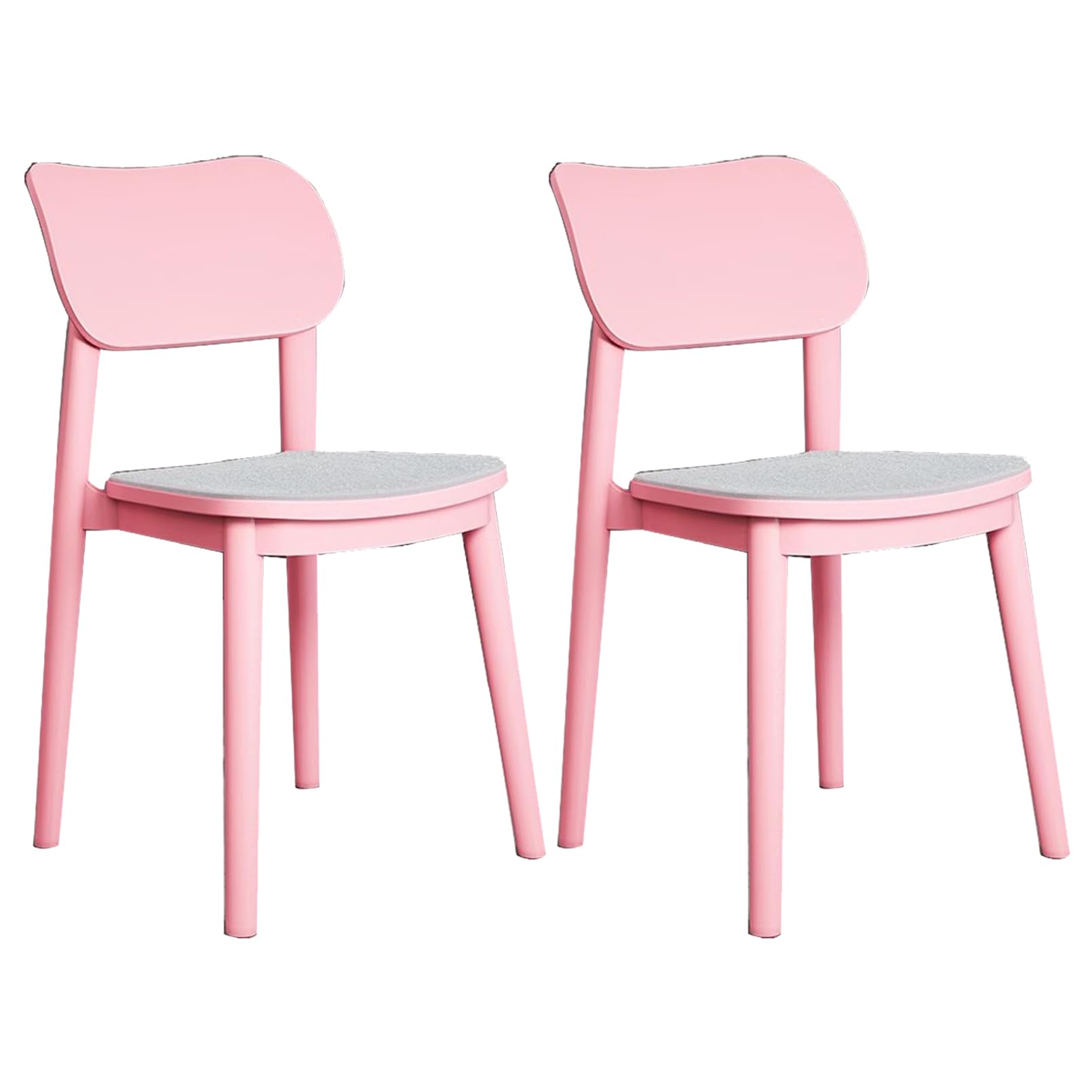 Chaise de salle à manger au design épuré avec assise rembourrée haut de gamme lot de 2