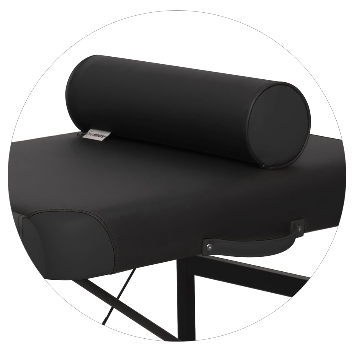 Ultraleichter Massagetisch RehaKing – Obsidian mit 5 cm Comfort-Schaumstoff, 3D-Comfort-Kopfteil, erhöhtem hinteren Teil und rutschfesten, druckempfindlichen Füßen