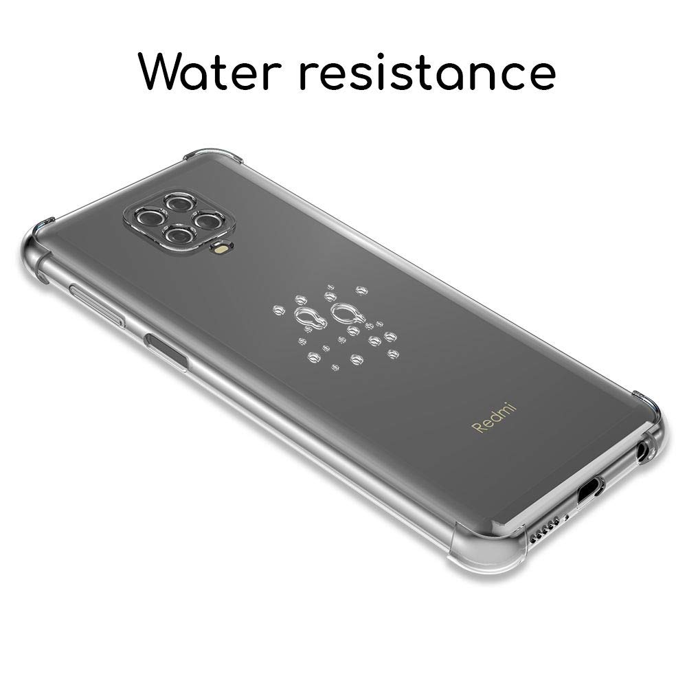 Custodia di silicone compatibile con Xiaomi Redmi Note 9 Pro
