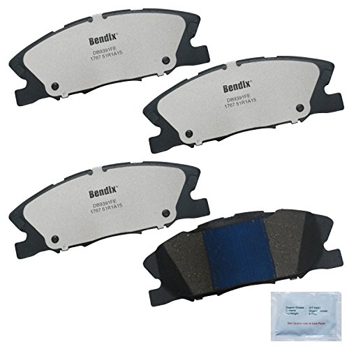 Image of Bendix Fleet Metlok PBD1767 Semi-Metallic Front Brake Pads for Dodge Charger 2023-2014