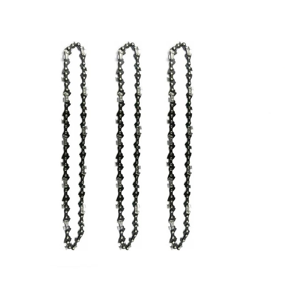 Mini motosierra de 8 pulgadas 1/4quot; Cadenas semicincel de paso 48 eslabones impulsores .043quot; Cadenas de calibre, piezas de corte de madera para sierra eléctrica, cadena 3x