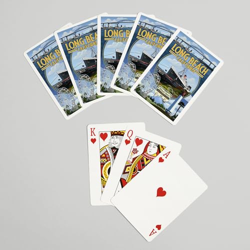 Baraja de Poker Lantern Press Long Beach, 52 cartas miniatura 7