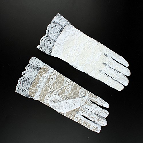 Joyfeel buy Guanti da Donna Corti in Pizzo Lunghi