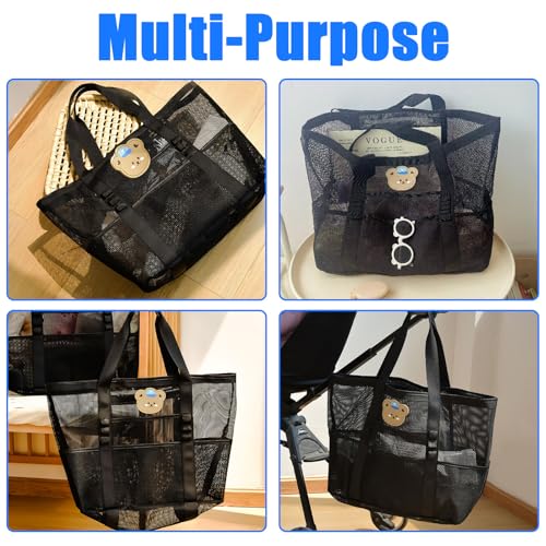 Mesh Beach Bag, Lightweight Tote Bag for Outdoor Travel Beach4