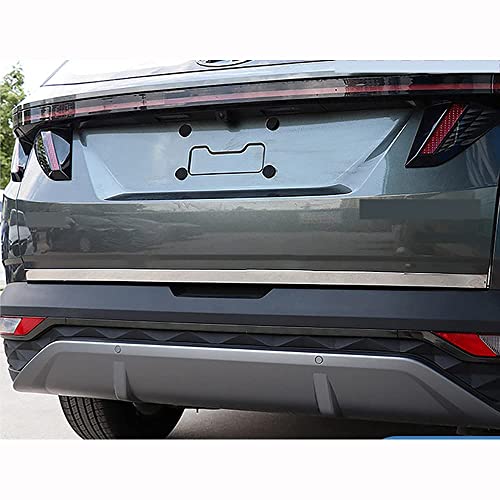 Protección Maletero para Hyundai Tucson NX4 2021 2022, Protector Parachoques Protección Trasera Coche Acero Inoxidable Cubierta Ajuste Placas Accesorios Cover