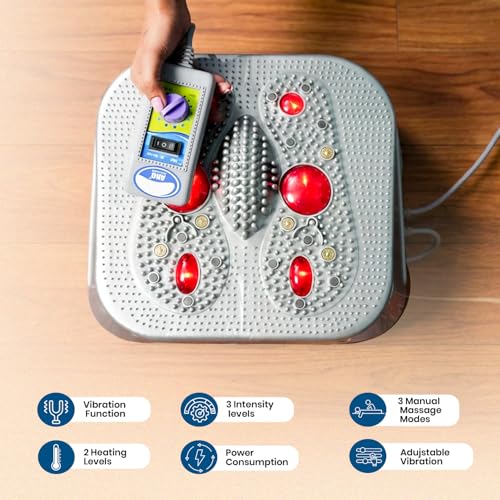 Image of ARG HEALTH CARE Full Body Oxygen Blood Circulation Massager Machine For Magnetic & Metal Therapy, Infrared, Vibration & Acupressure Massage For Joint Pain, Muscle Relaxation (Bcm Wonder)
