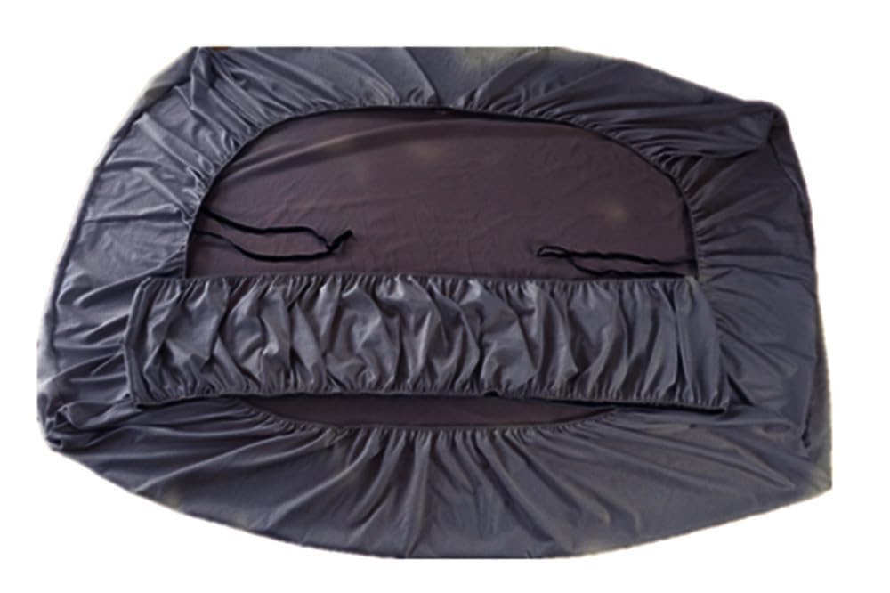 Custodia per clic clac estensibile da 120 a 140 cm-180 a 200 cm (nero) (grigio)