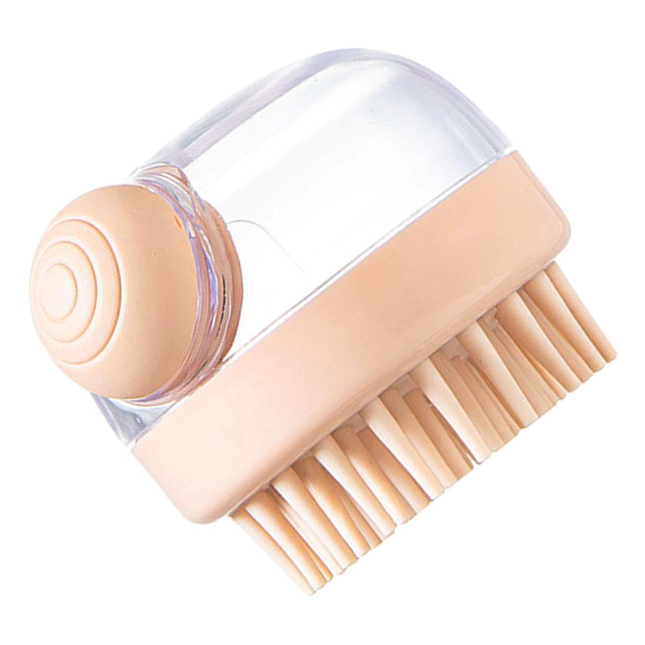 ifundom Pet Bath Brush with Shampoo Dispenser Cat Grooming Massage Brush for Cats Soothe Fur for Relaxing Bathing Experience