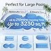 WYBOT S2 Inground Pool Vacuum up to 3230.Sq.ft, Cordless Robotic Pool Cleaner Lasts 210 Mins with Smart Navigation, Dual Filtration, Touch/APP Modes