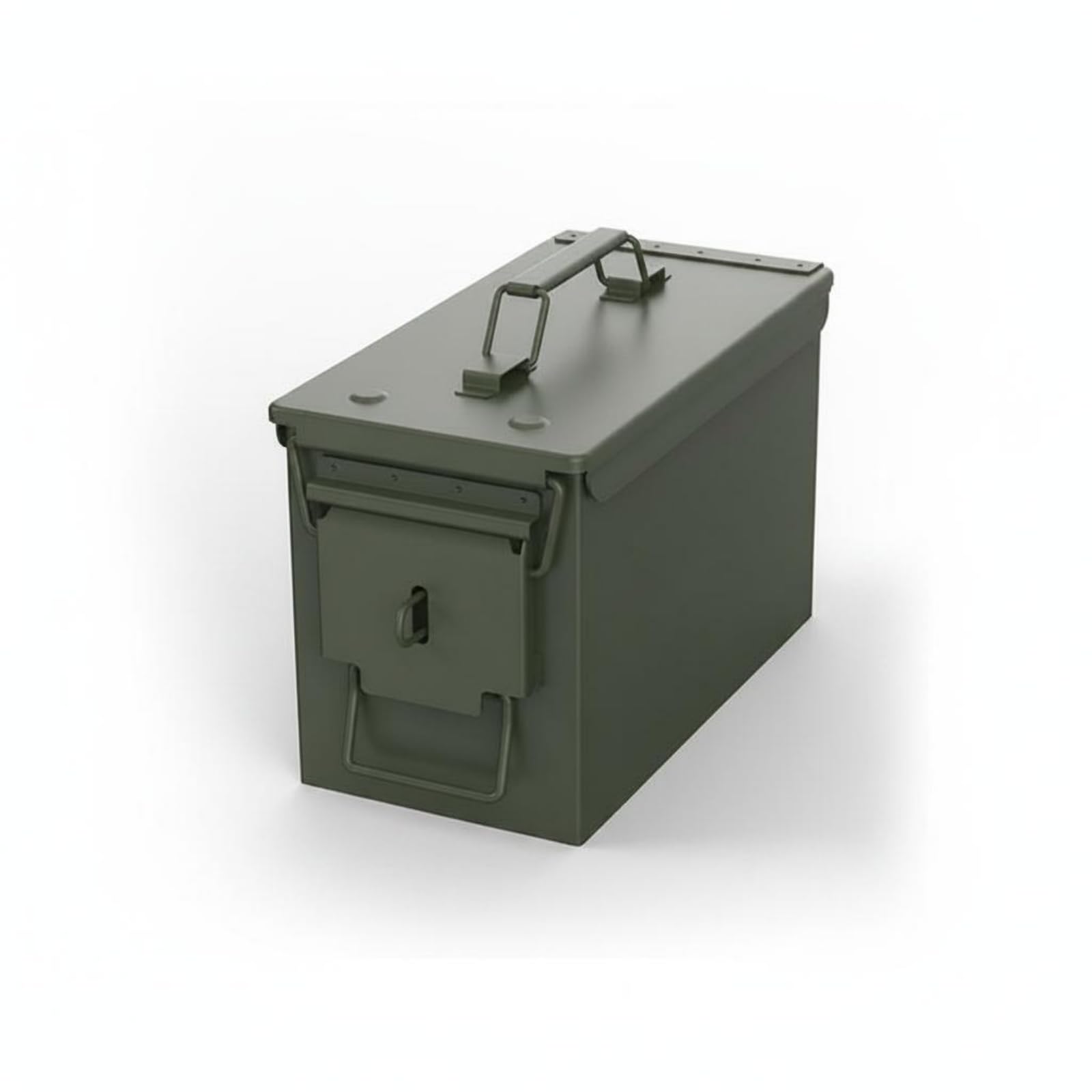 Caja de Herramientas Metálica Metal Resistente Caja de Herramientas Portátil Compartimentos Estuche Organizador para Vehículo, Aire Libre, color to 6, Mediano Con Cierre De Hebilla