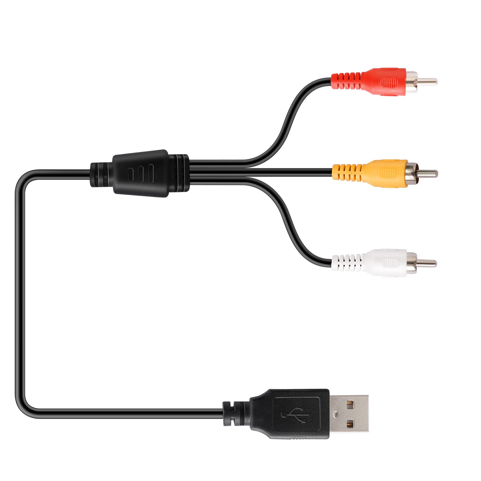 CAVO AV 3RCA 3 RCA Maschio AUDIO VIDEO Cavo Composo Giallo/Rosso/Bianco TV DVD VIDEO E STEREO 3 RCA a 3RCA Maschio M-M Audio  44
