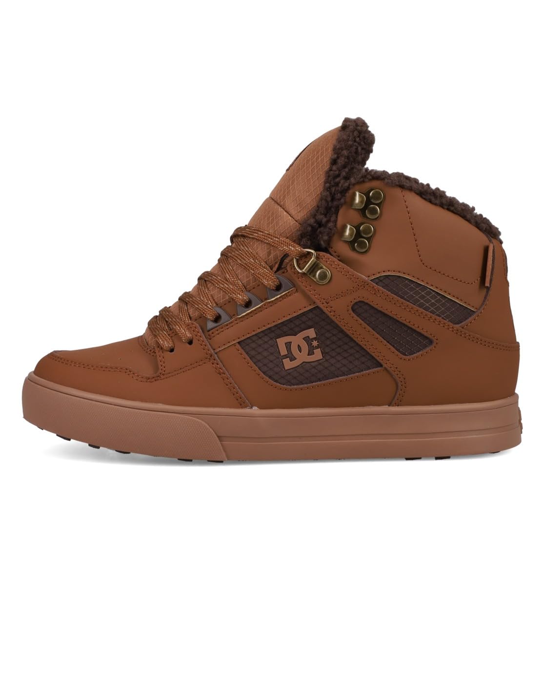 DC Shoes Pure High-Top WC Wnt - High-Top Winterised Shoes for Men - High-Top-Winterschuhe - Männer - 40.5 - Braun