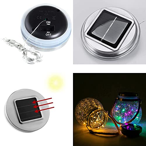 Lanterne Solari da Esterno, Ovker 1 Pezzi 30 LED