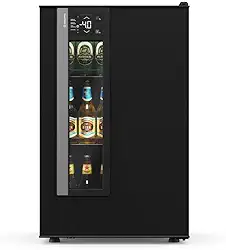 Cervejeira Vertical Metalfrio Beer Maxx One Inverter 114 Litros Glass Viewer Preto Vn12tp 220v