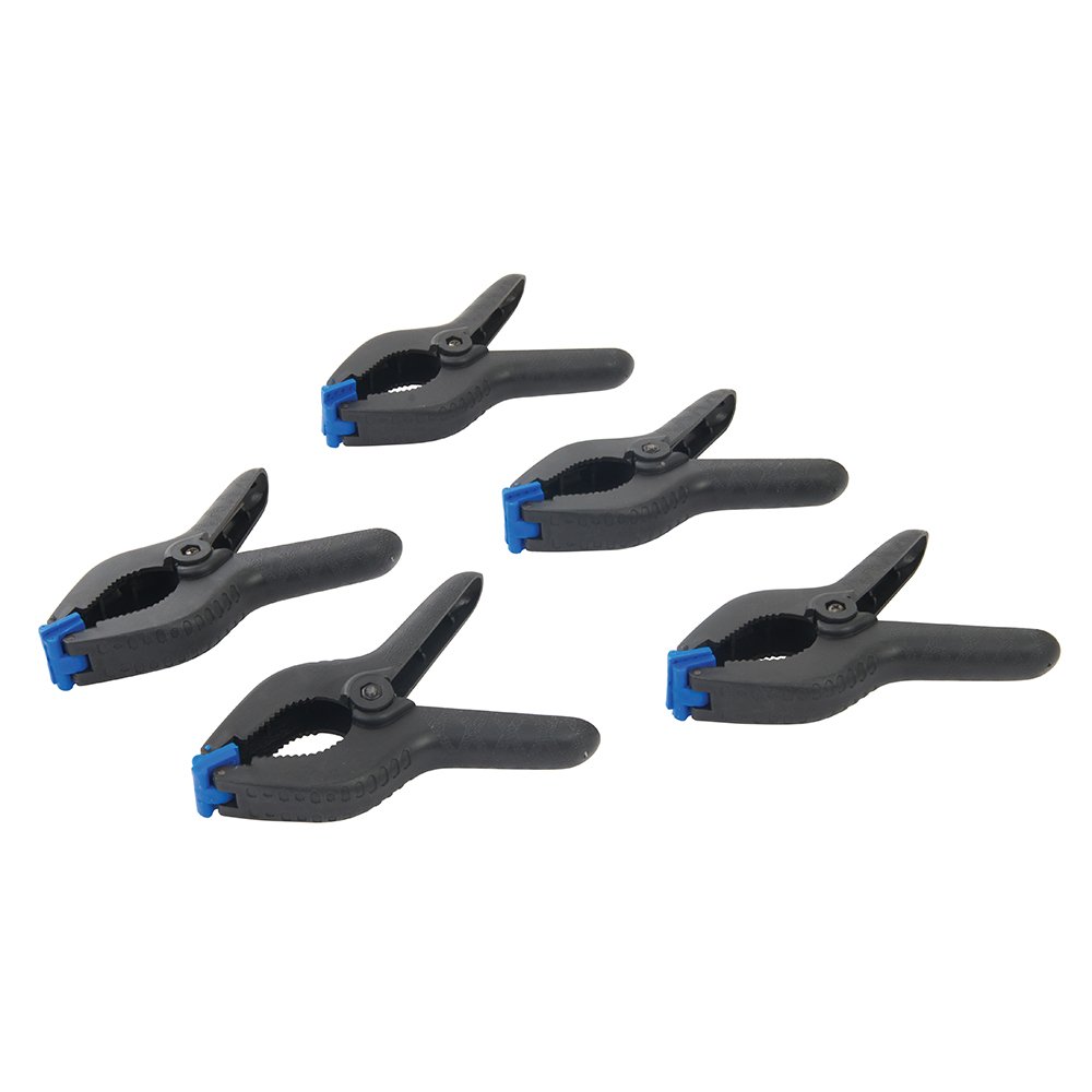 Silverline Multi-Coloured 250150 Spring Clamps 5Pk 170 Mm Length / 70 Mm Jaw