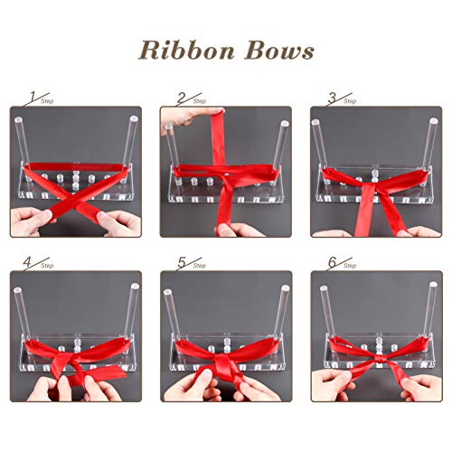 Ackitry Acrylic Bow Maker for Ribbon for Wreaths, Bow Makers for Crafts Christmas Bows, Halloween Decorations, Corsages Holiday Wreaths, Hair Bows, Corsages - Thumbnail 4