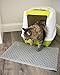 Petlinks Purr-fect Paws Multipurpose Cat Litter Mat - Gray, Medium,(Pack of 1)