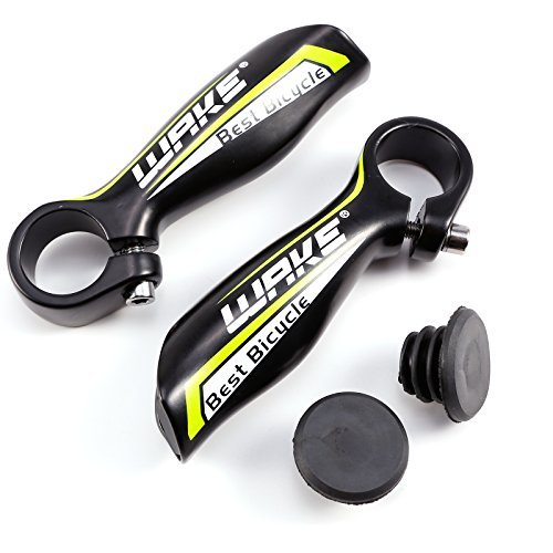 Hamimelon Manillar Acoples para Bicicleta de Montaña MTB BMX Ciclismo Diámetro 22.2mm en Colores (Negro&Verde)