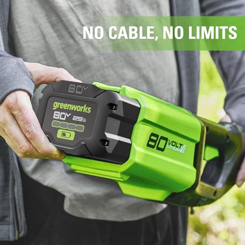 Image of Greenworks 80V 2.5Ah Lithium-Ion Battery | Genuine Battery | Compatible with 75 Tools