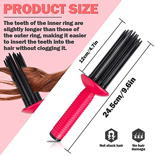 FERCAISH 2Pcs Peines para Rizar y Estilizar Cabello Rizado miniatura 2