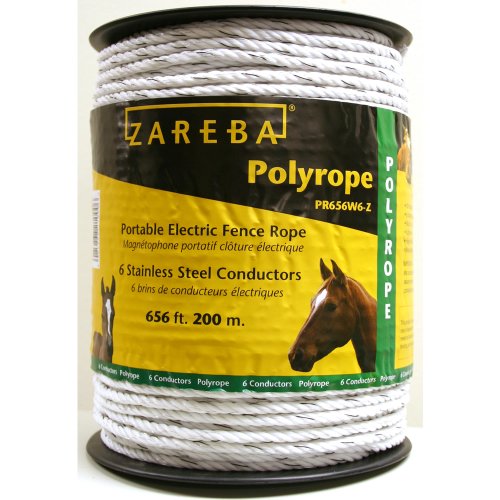 Hottest Sale Zareba PR656W6-Z Polyrope 200-Meter 6-Conductor Portable Electric-Fence Rope Limited Stock Zareba PR656W6-Z Polyrope 200-Meter 6-Conductor Portable Electric-Fence Rope
