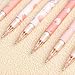 Pxiryanlow 6 Pcs Mechanical Pencils with Eraser,Cute Mechanical Pencils With Top Peach Automatic Stationery Gift Peach Automatic School Office Supply,Writing and Correction Supplies