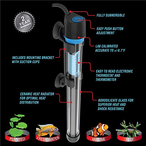 Image of Cobalt Aquatics Neo-Glass Aquarium Heater 75w