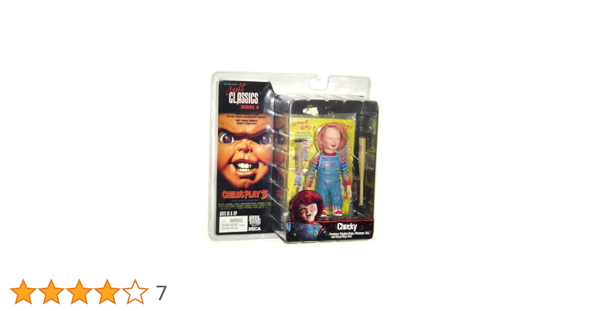 NECA Chucky フィギュア Classics Series 4 NECA Cult Classics Series 4 Child's Play 3 Chucky Action
