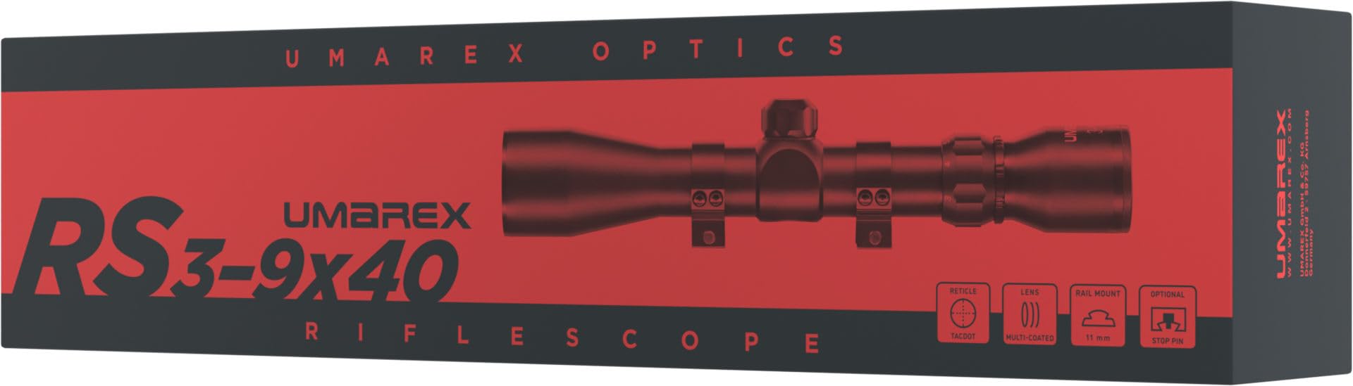 WALTHER Lunettes de visée compacte 3-9 x 40
