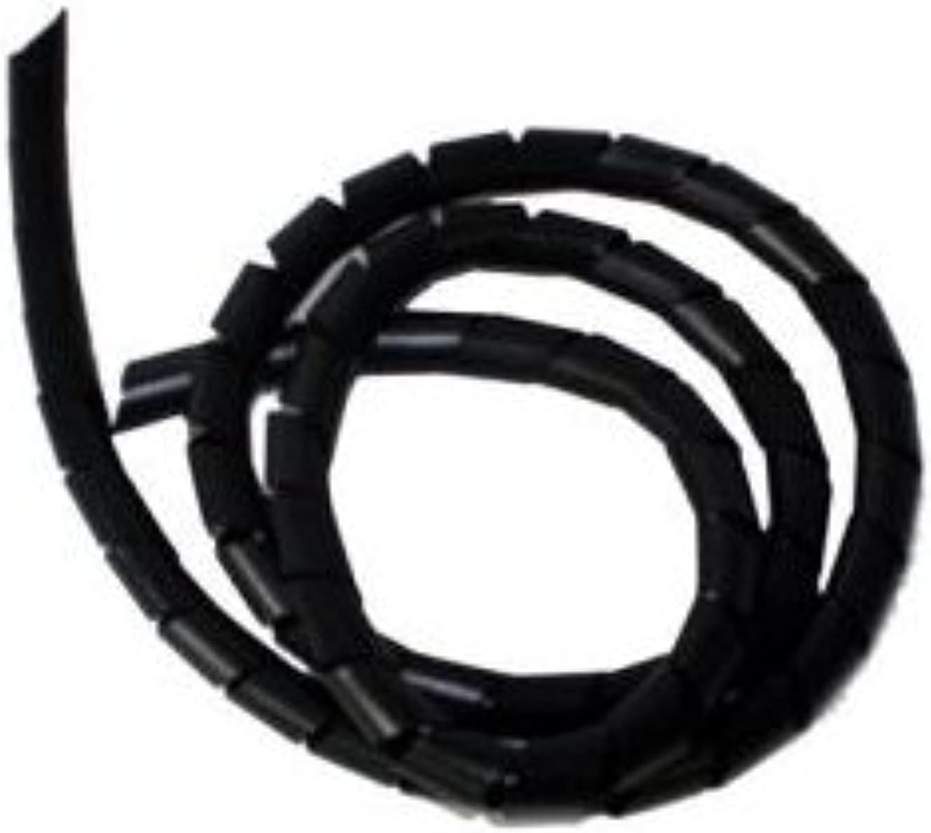 Cable-Tex Spiral Binding - BLACK Cable Tidy Wrap 12mm x 2m