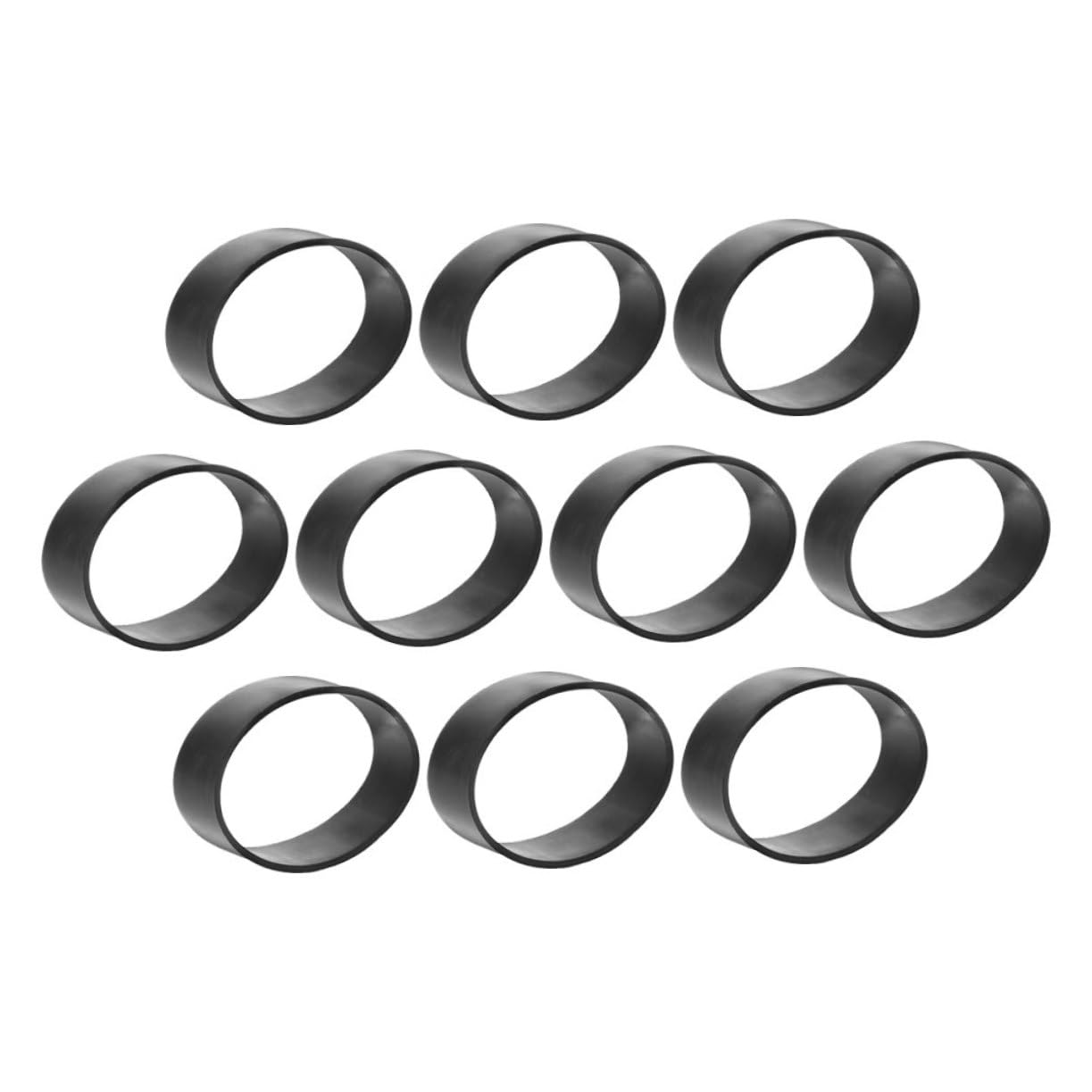 BCOATH 10pcs Rubber Diving Webbing Fixing Rings for Scuba Weight Belts Inner Diameter Durable Keeper for Backplate Straps and Diving Gear Accessories