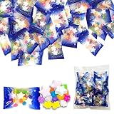 星ラムネ 金平糖 お菓子 こんぺいとう 個包装 150g 【 七夕 ラムネ 小分け 駄菓子 業務用 コンペイトー 小袋 スターラムネ 】【Alneka】（150g 約17個）