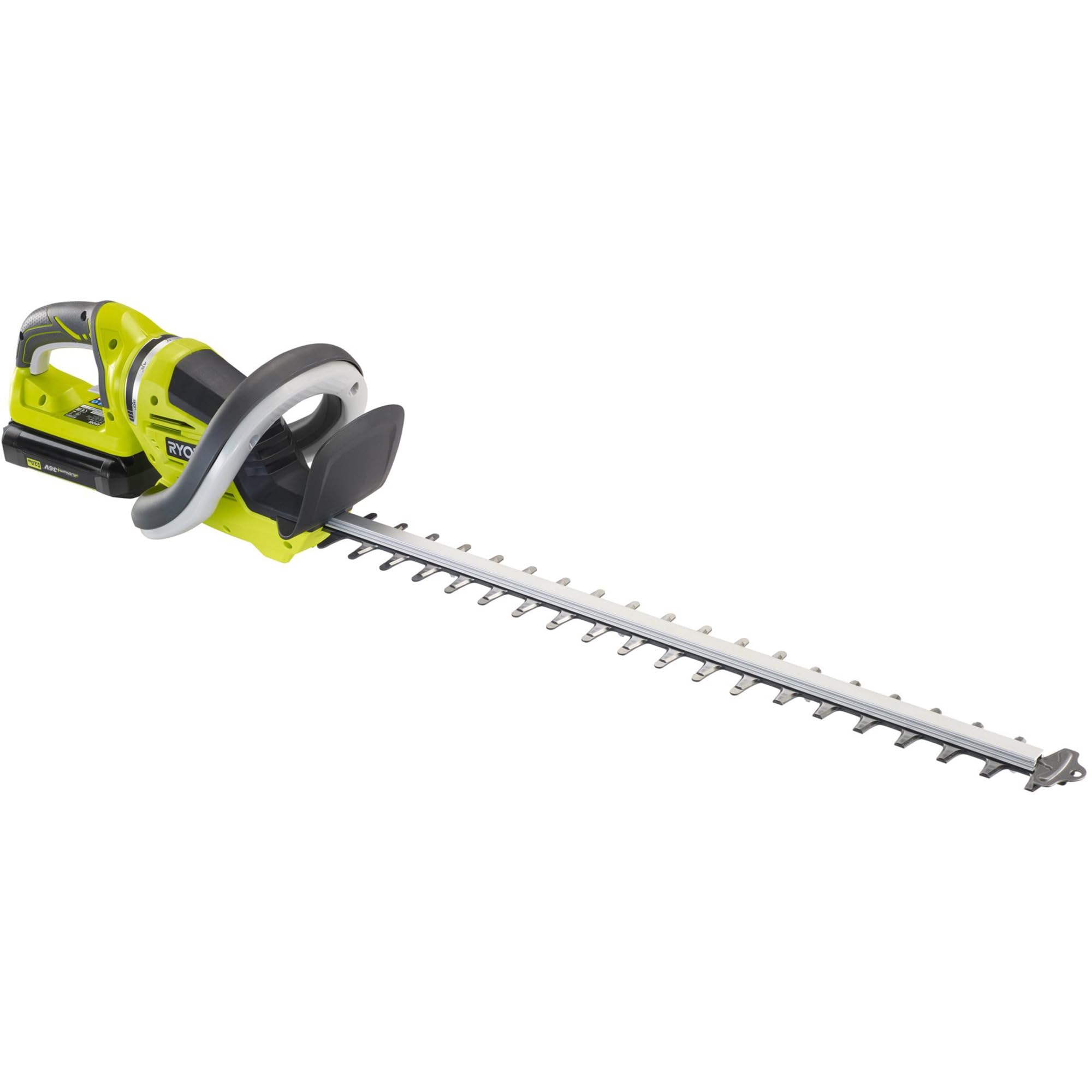 RYOBI RHT36C61R20S 36 V akumulatorowe nożyce do żywopłotu, zestaw z akumulatorem i ładowarką, długość noża 60 cm