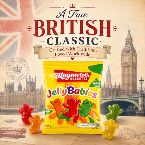 Maynards Bassetts Jelly Babies Dulce 130g miniatura 7